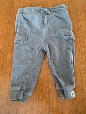 🍊5/$25 Rabbit + Bear Organic Kids Cargo Joggers size 6-9m